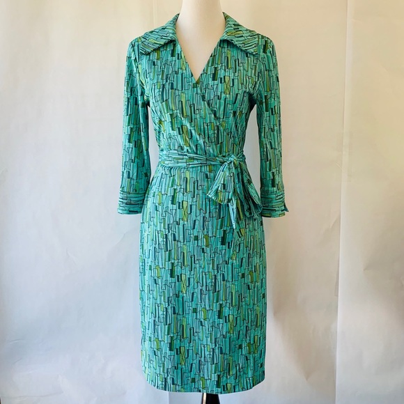 60s wrap dress